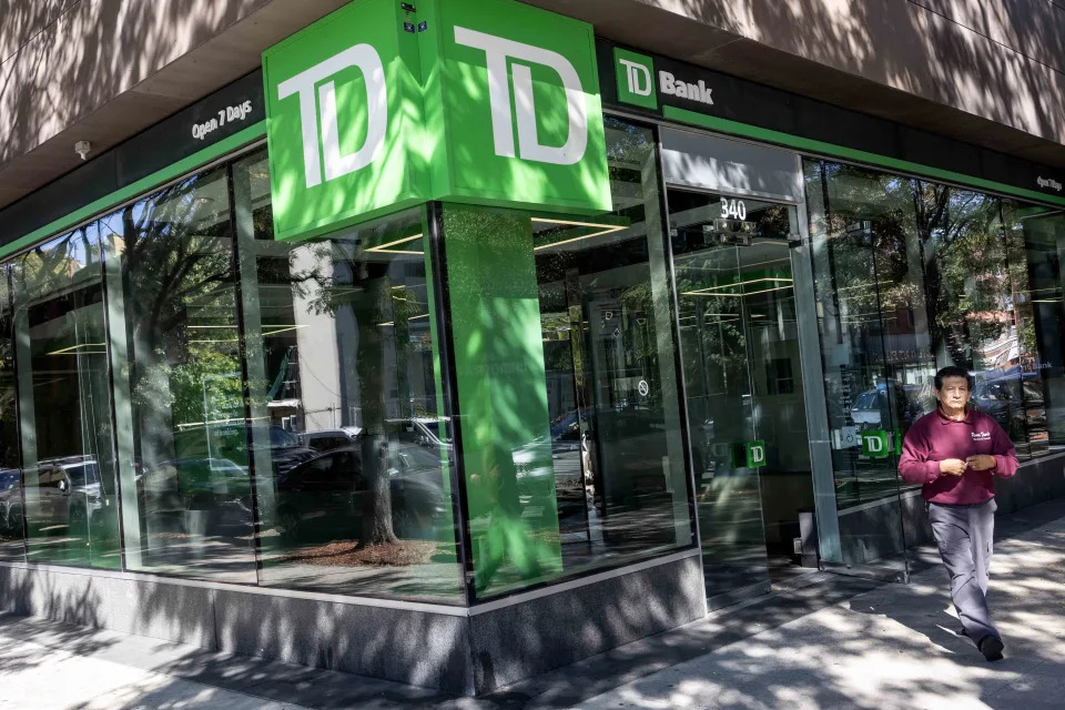 TD Bank Stock Slips as $3B Penalty Hits Profits