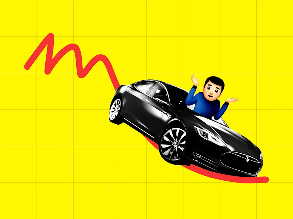 Tesla's stock slump is driving Wall Street crazy — but not Elon Musk's employees